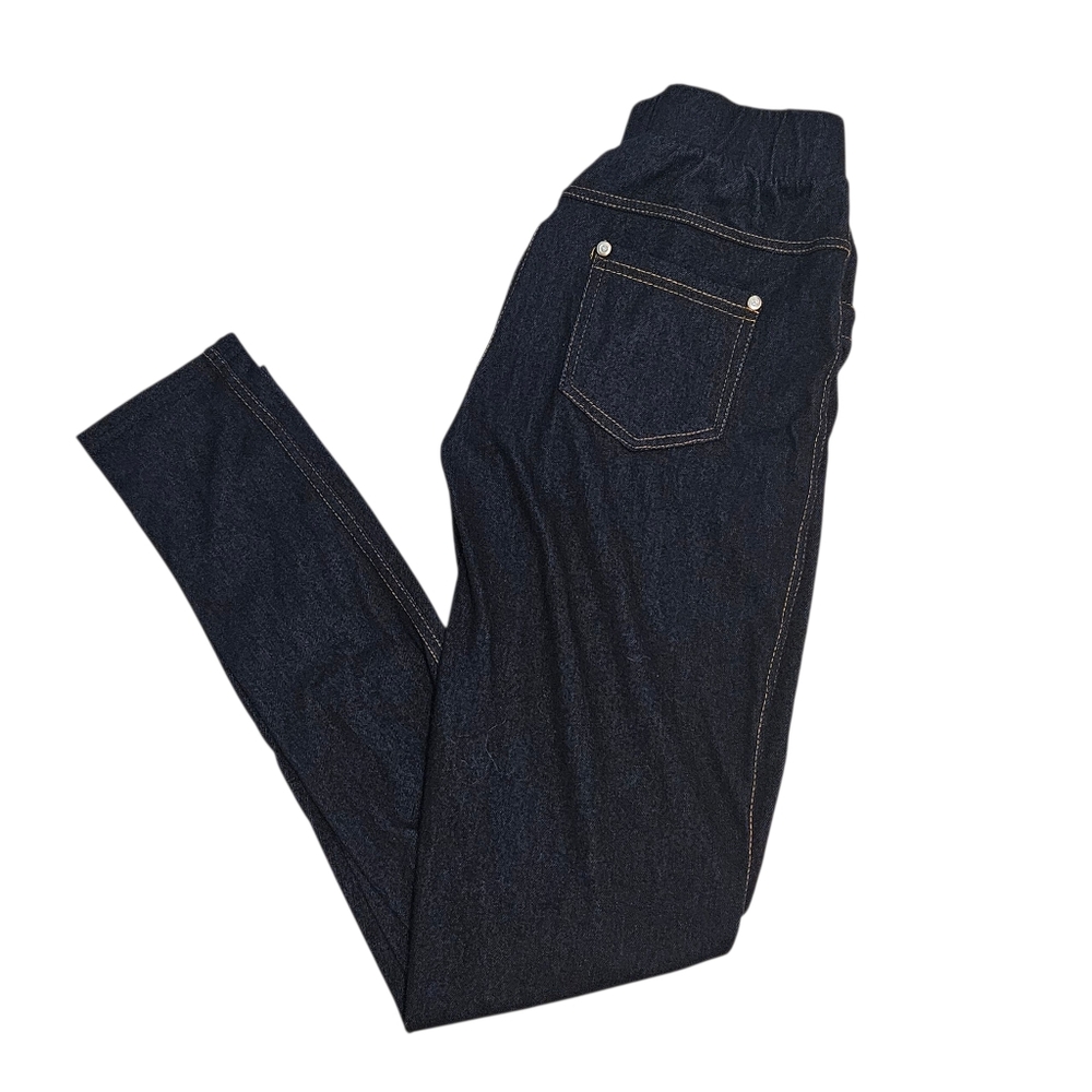 Silver Jean Style Pull-On Leggings
